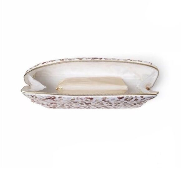 Sonia Kashuk Animal Print Dome Zipper Case Plus Small Mesh Zipper Bag - Picture 4 of 8